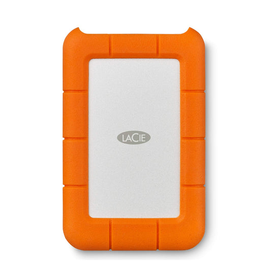 LaCie Rugged Mini, 5TB, disco duro externo portátil, para PC et Mac, Resistente a Golpes y caídas, 2 años Rescue Services (STJJ5000400)