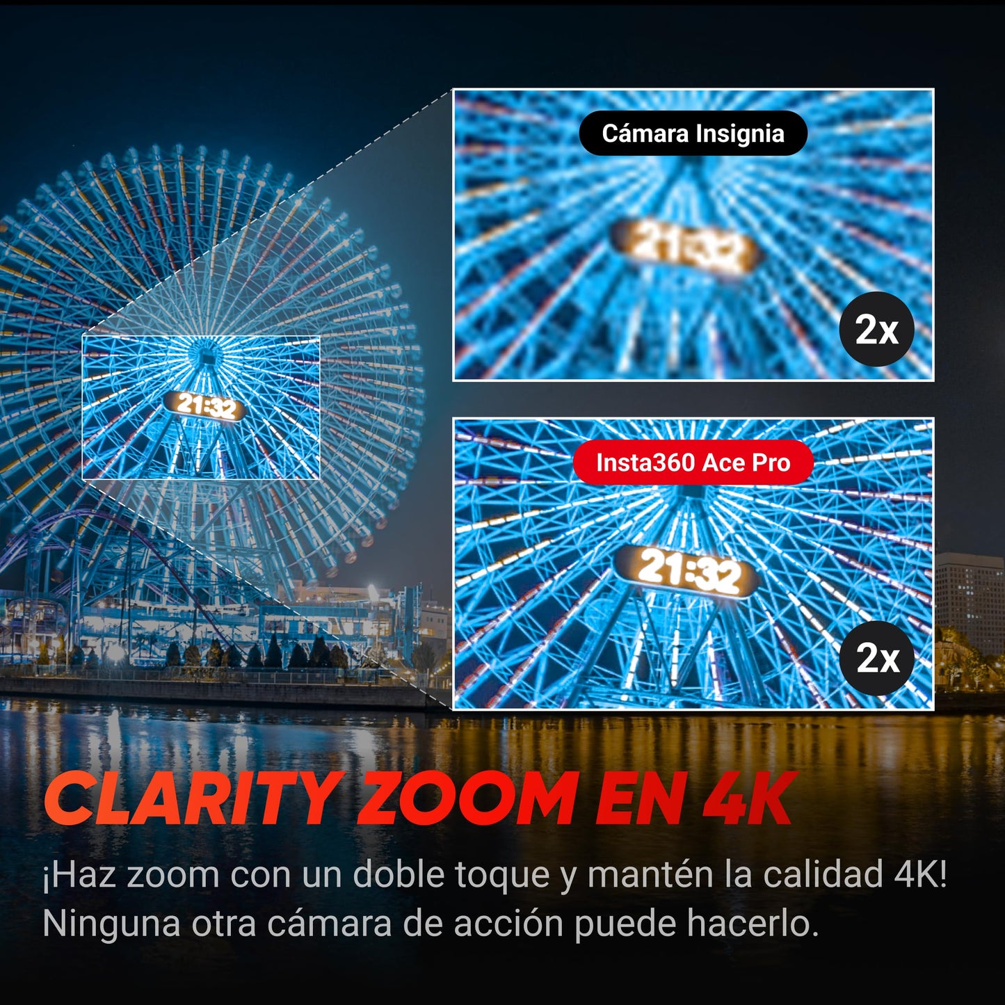 Insta360 Ace Pro - Câmera de Ação 4K com Sensor de 1/1,3”, Chip IA de 5nm e Lente Leica SUMMARIT (Preta)